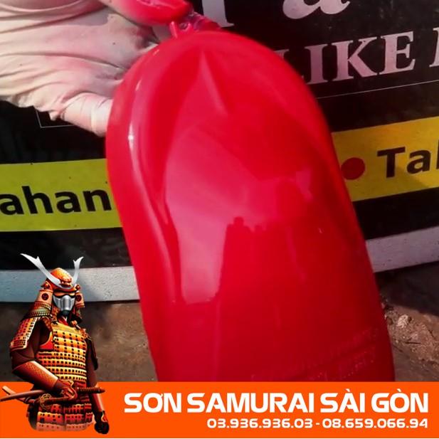 Sơn SAMURAI KUROBUSHI Y279 MÀU ĐỎ chính hãng dành cho xe máy