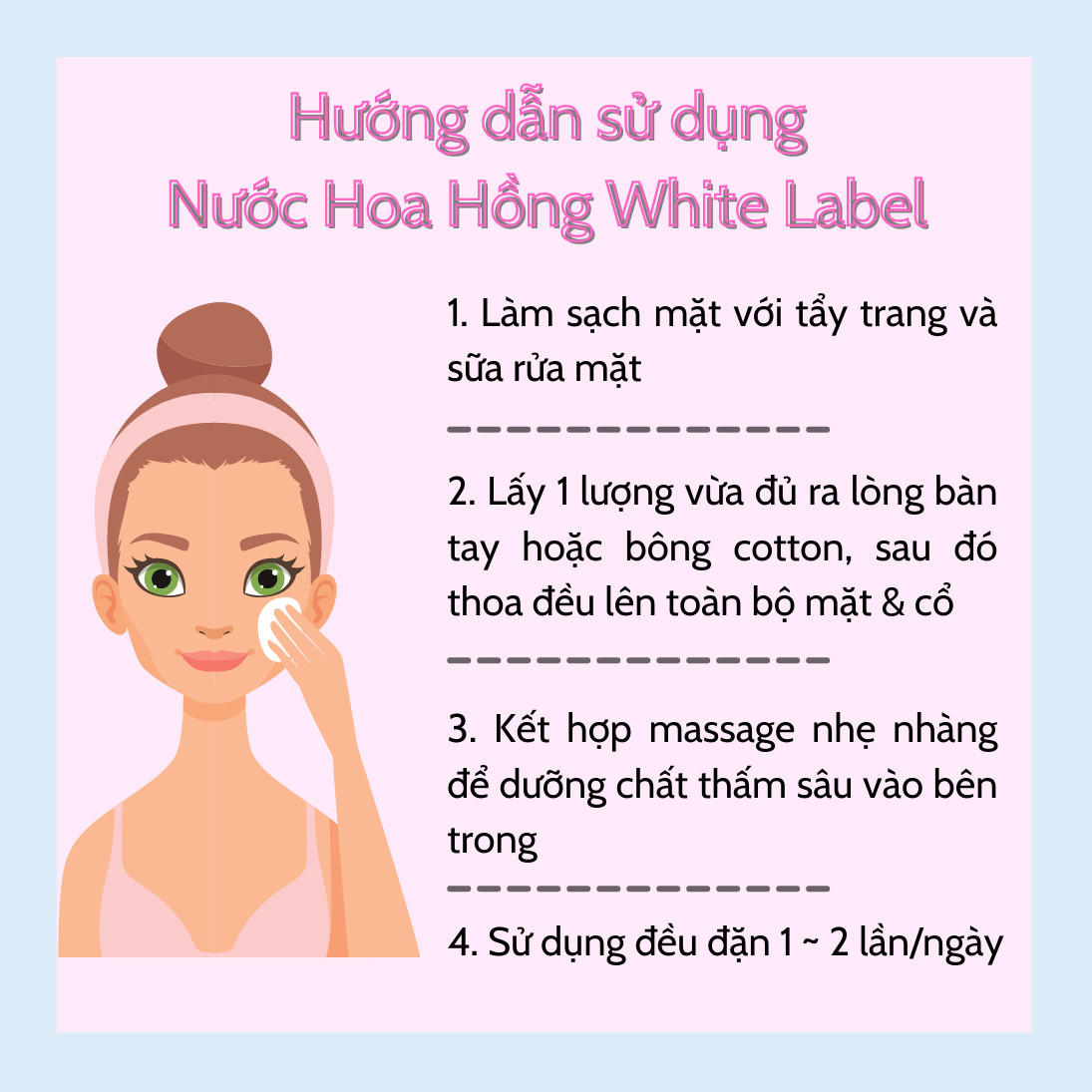 [MỸ PHẨM NHẬT BẢN] Nước Hoa Hồng Nhật Bản MICCOSMO White Label 180g, Chiết Xuất Nhau Thai, Dưỡng Trắng, Mờ Thâm Nám, Trẻ Hóa Da, Không Nhờn Rít (WL02)