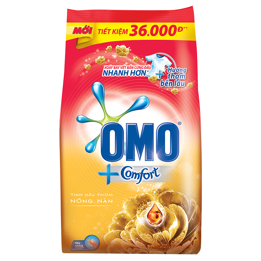 Bột Giặt OMO Comfort Tinh Dầu Thơm 4kg