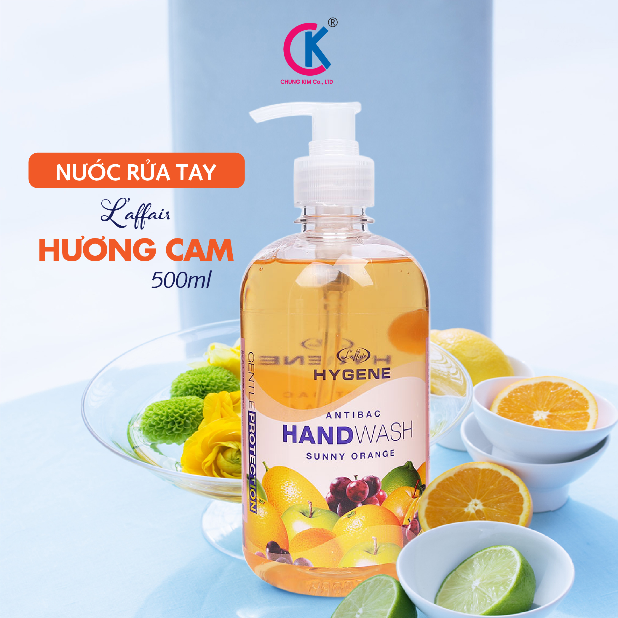 Nước Rửa Tay L’affair Hương Cam 500ml