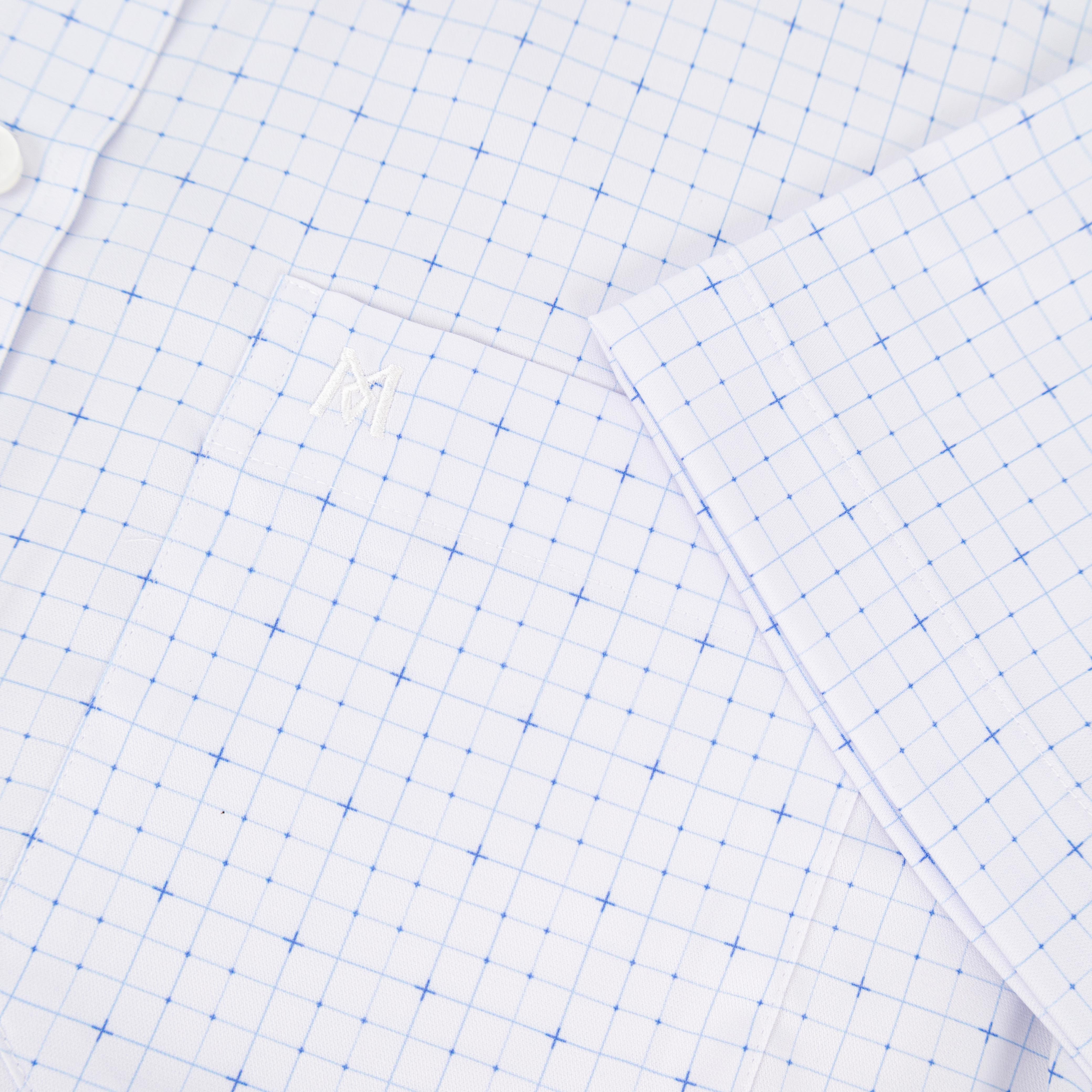 Áo sơ mi nam KHATOCO ngắn tay A1MN538S2-CNCR876-2711-N