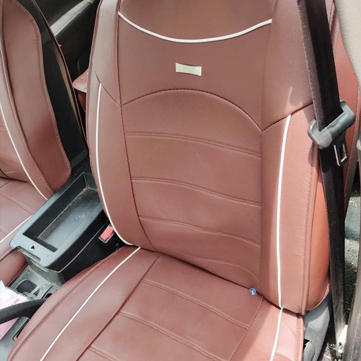 Bộ 02 Bọc Ghế, Áo Ghế Trước Xe Ô Tô Da PU Cao Cấp GT02 - VOl