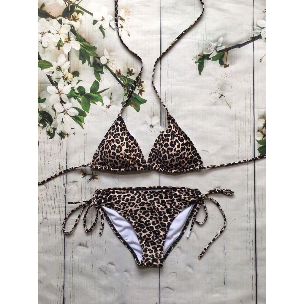 Bikini, Đồ Bơi Đi Biển 2 Mãnh Beo Gọng Nâng Ngực BELLA MS77