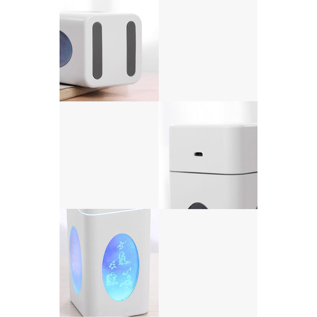 260ml Ultrasonic Air Diffuser Mist Purifier Aroma Humidifier LED Light White
