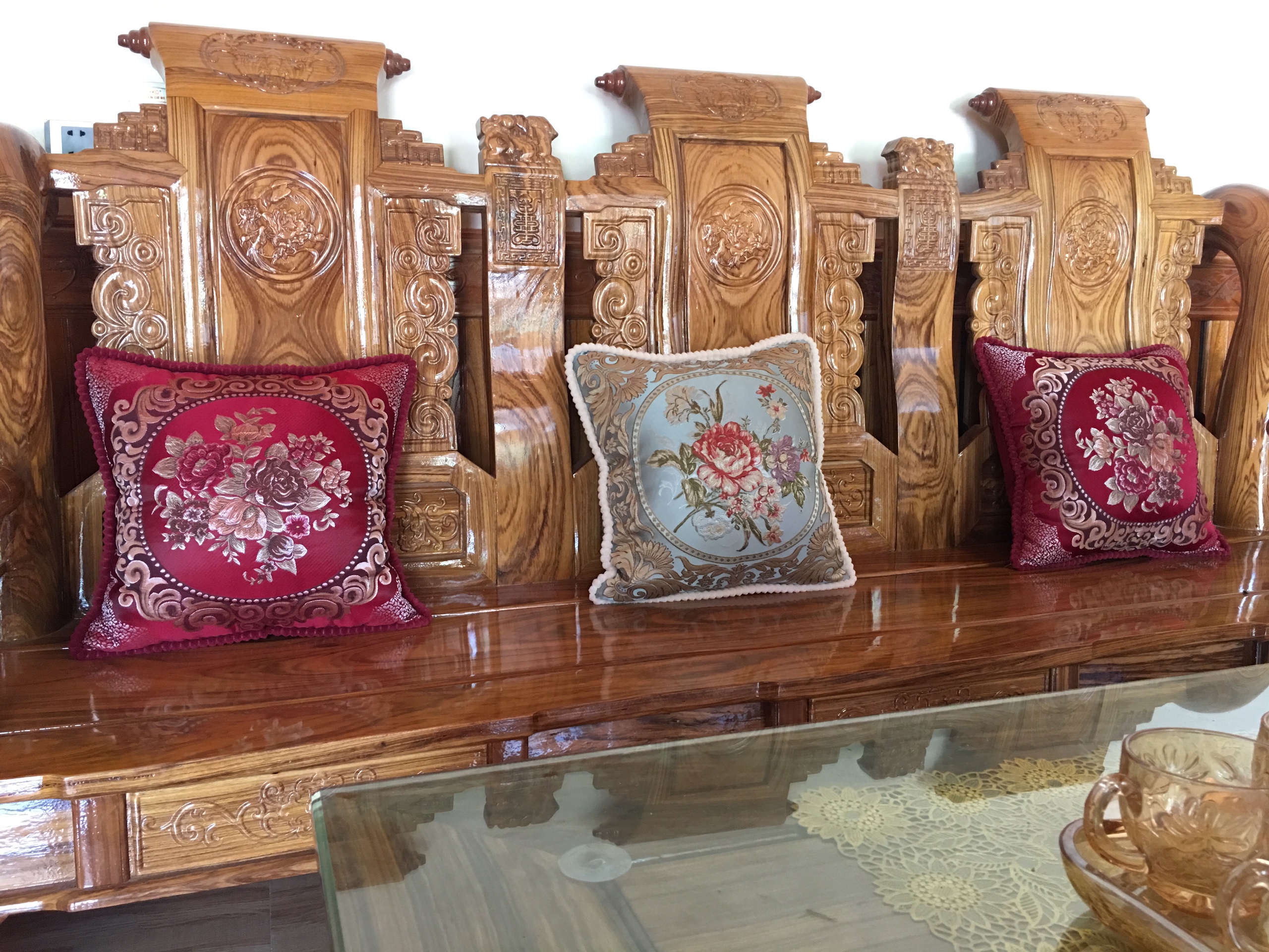 Gối Tựa Lưng Sofa - Thêu Tổng hợp