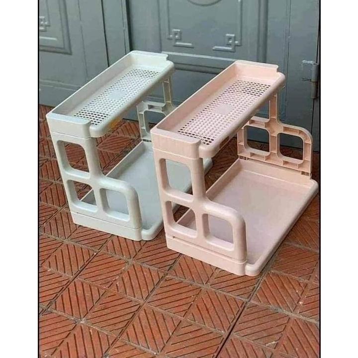 KỆ ĐA NĂNG ĐỰNG GIA VỊ CHỮ H, ĐỂ ĐƯỢC MỌI VỊ TRÍ MÀ KHÔNG CẦN KHOAN TƯỜNG