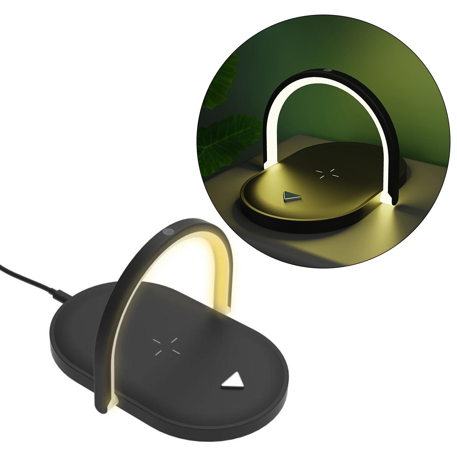 LED Desk Table Lamp 10W Charger Reading Study Light