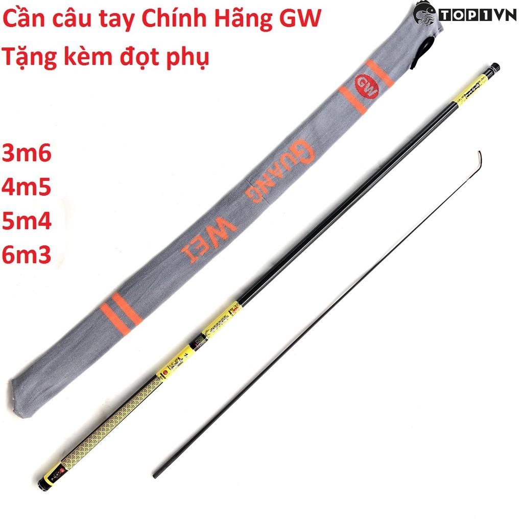 Cần câu tay GW 8H , tặng kèm đọt phụ , hàng đánh bạo lực, 3m6 - 4m5 - 5m4 - 6m3 - Top1VN chất lượng 102