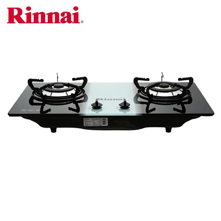 Bếp gas âm Rinnai RVB-2BGN - Chén đồng có đầu hâm, Ngắt gas tự động - Hàng chính hãng