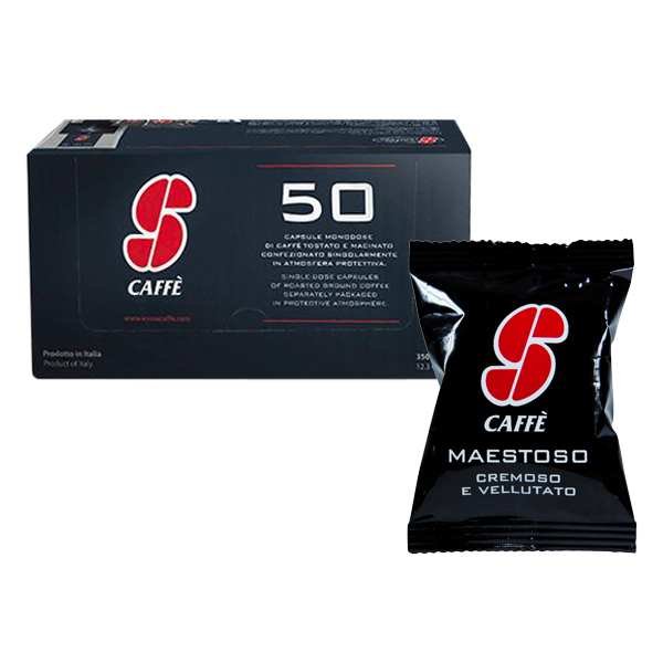 Hộp Cà Phê Viên Nén Essse Caffe loại Maestoso (50 viên/Hộp) - Hàng chính hãng