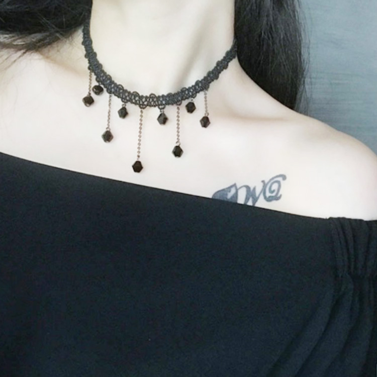 Vòng cổ choker đen