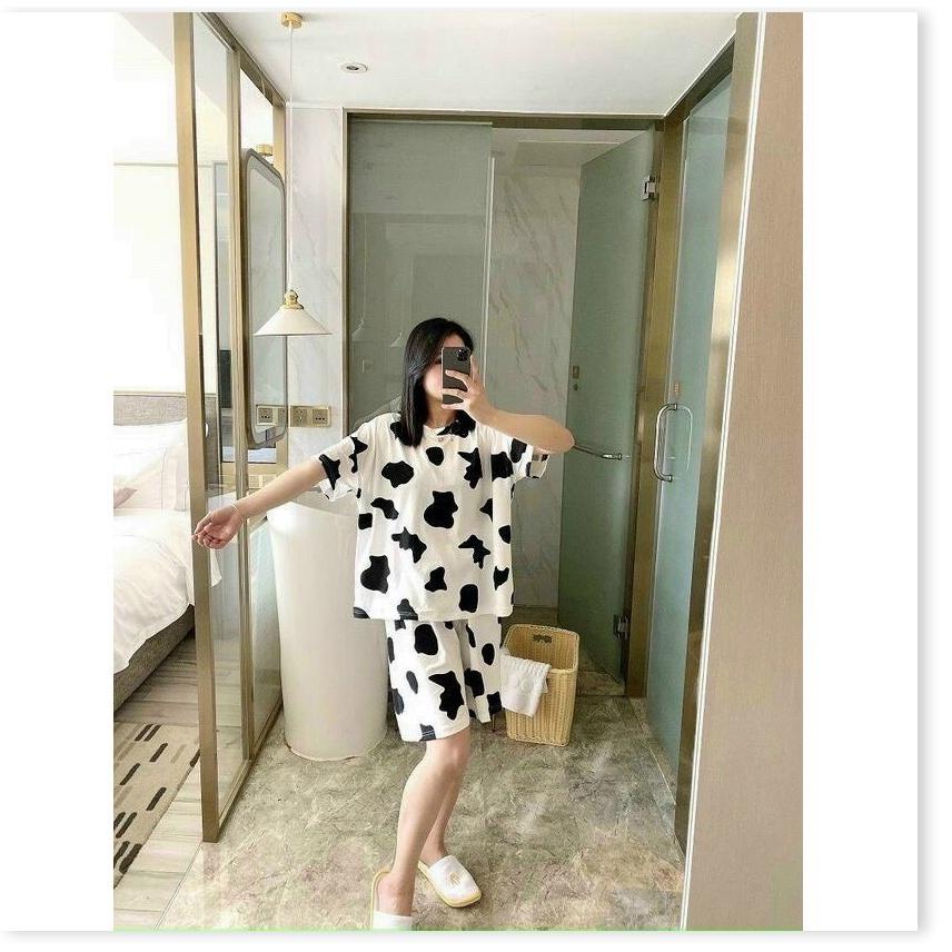 Đồ bộ bò sữa thun Cotton cực xinh cho các bạn trẻ KME FASHION