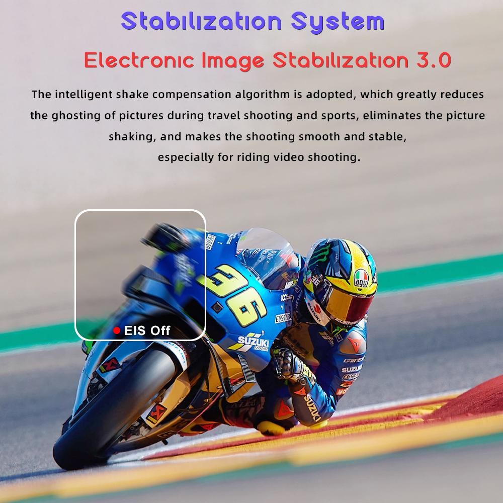 Camera hành động 5K 30FP 4K 60fps Ultra HD WiFi Sports Video Ghi máy quay xe máy Mũ bảo hiểm xe đạp Pro Motorcercle Pro