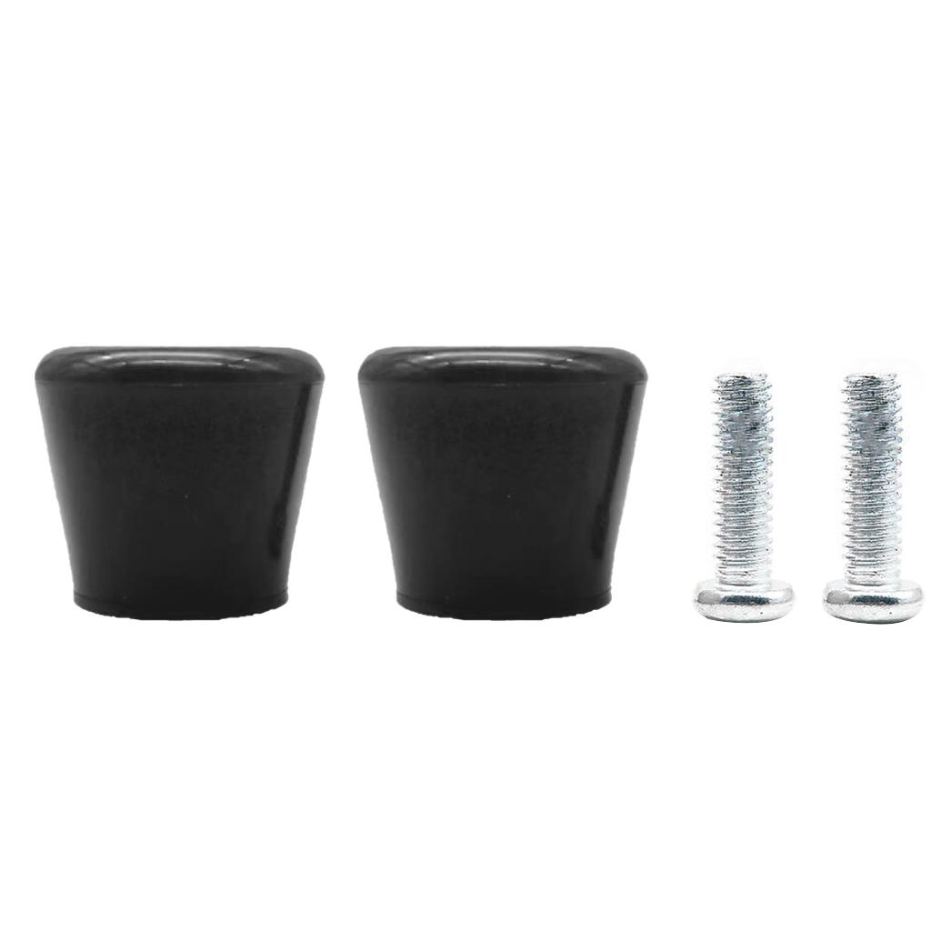 2x Inline Skates Roller Brakes Block Non-Slip Safety Stopper Black