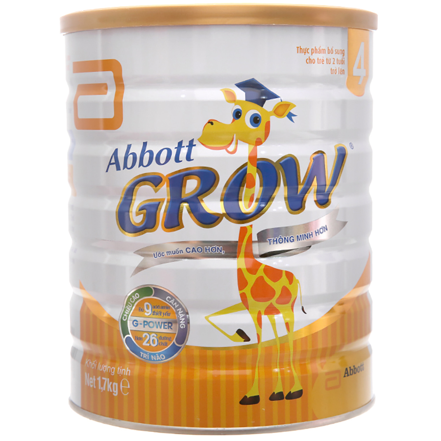 Sữa Bột Abbott Grow 4 1.7Kg