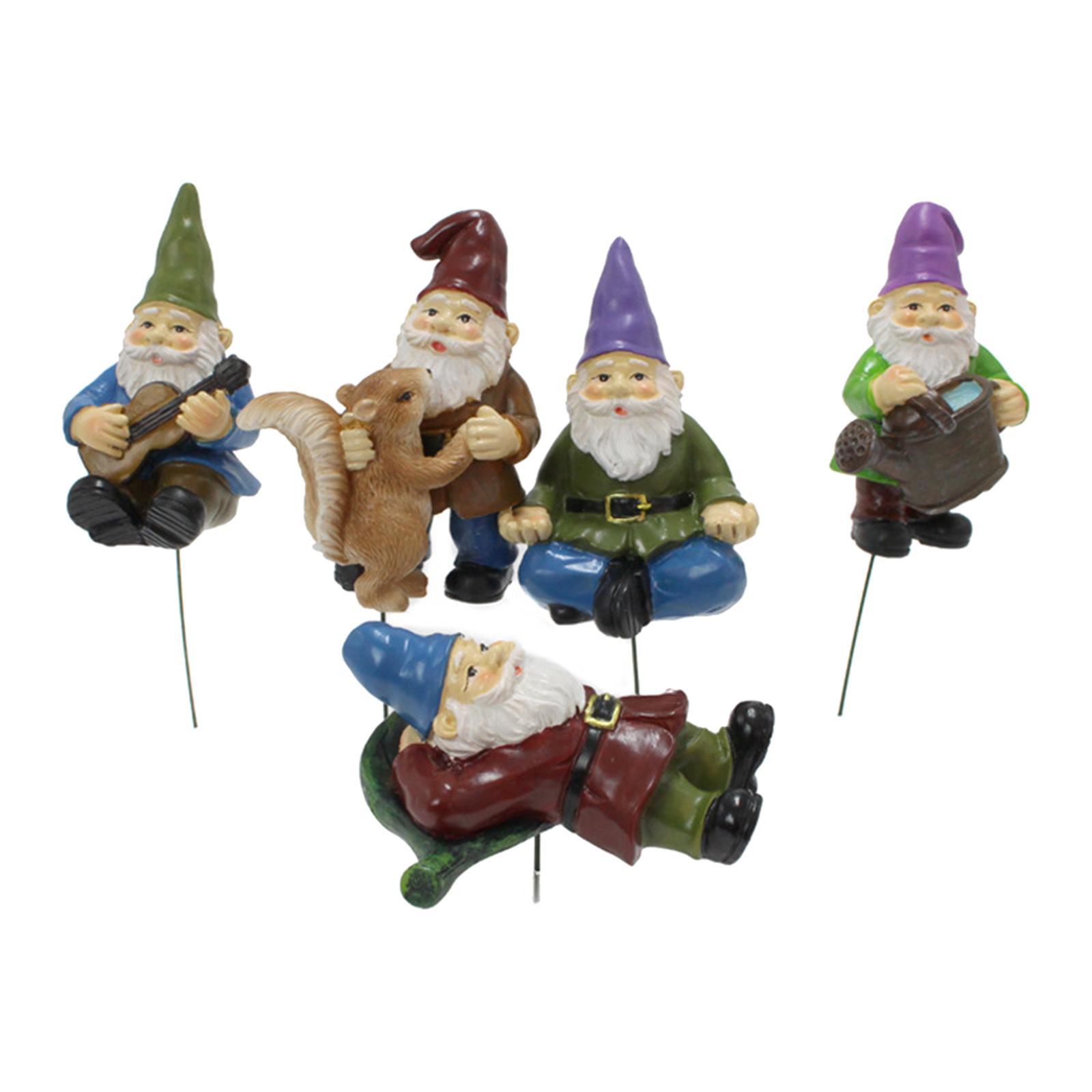 5x Fairy Miniature Figurine Garden Ornament Yard Decor House Accessories