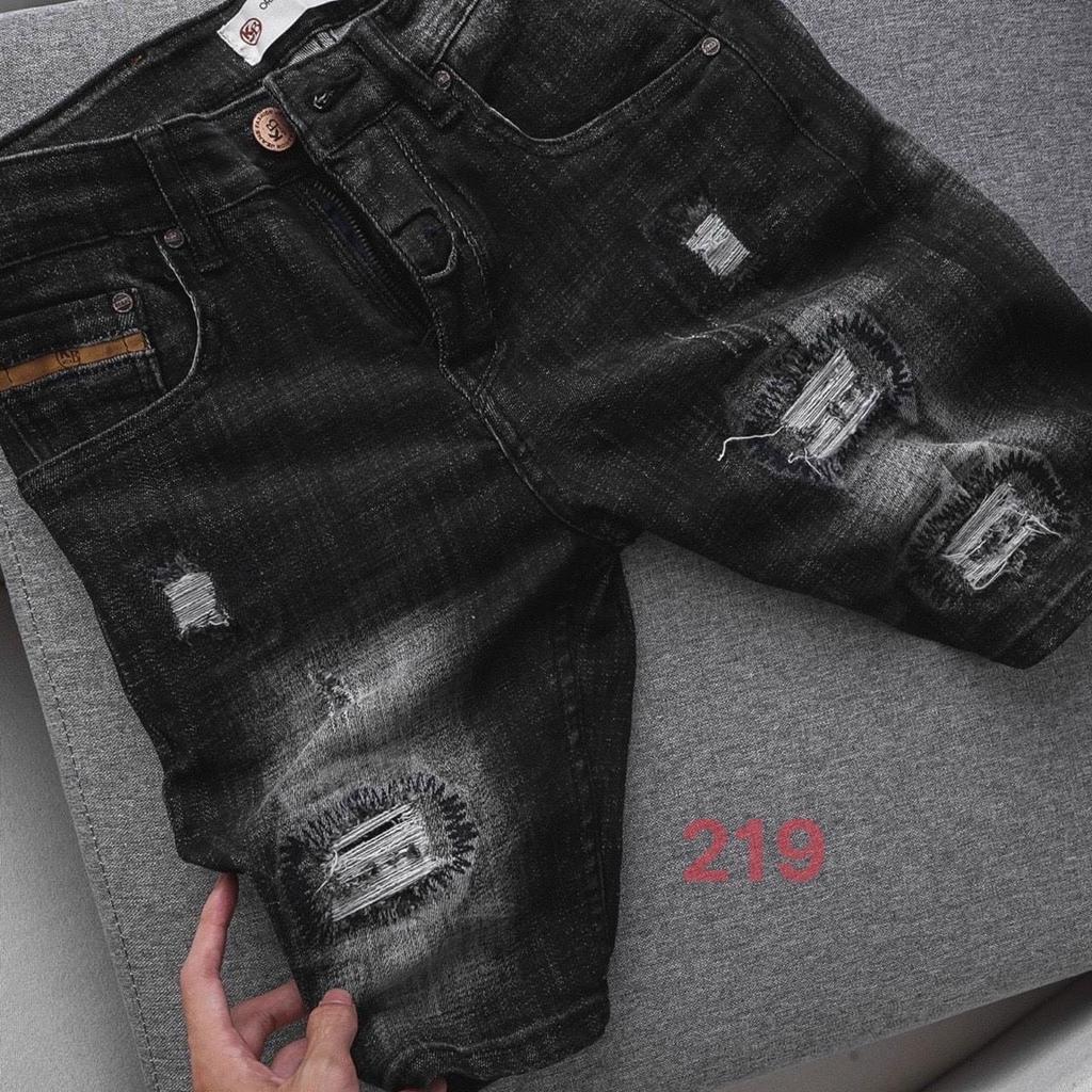 Quần short jean, Quần short nam rách cao cấp hàn quốc đẹp giá rẻ TCS219