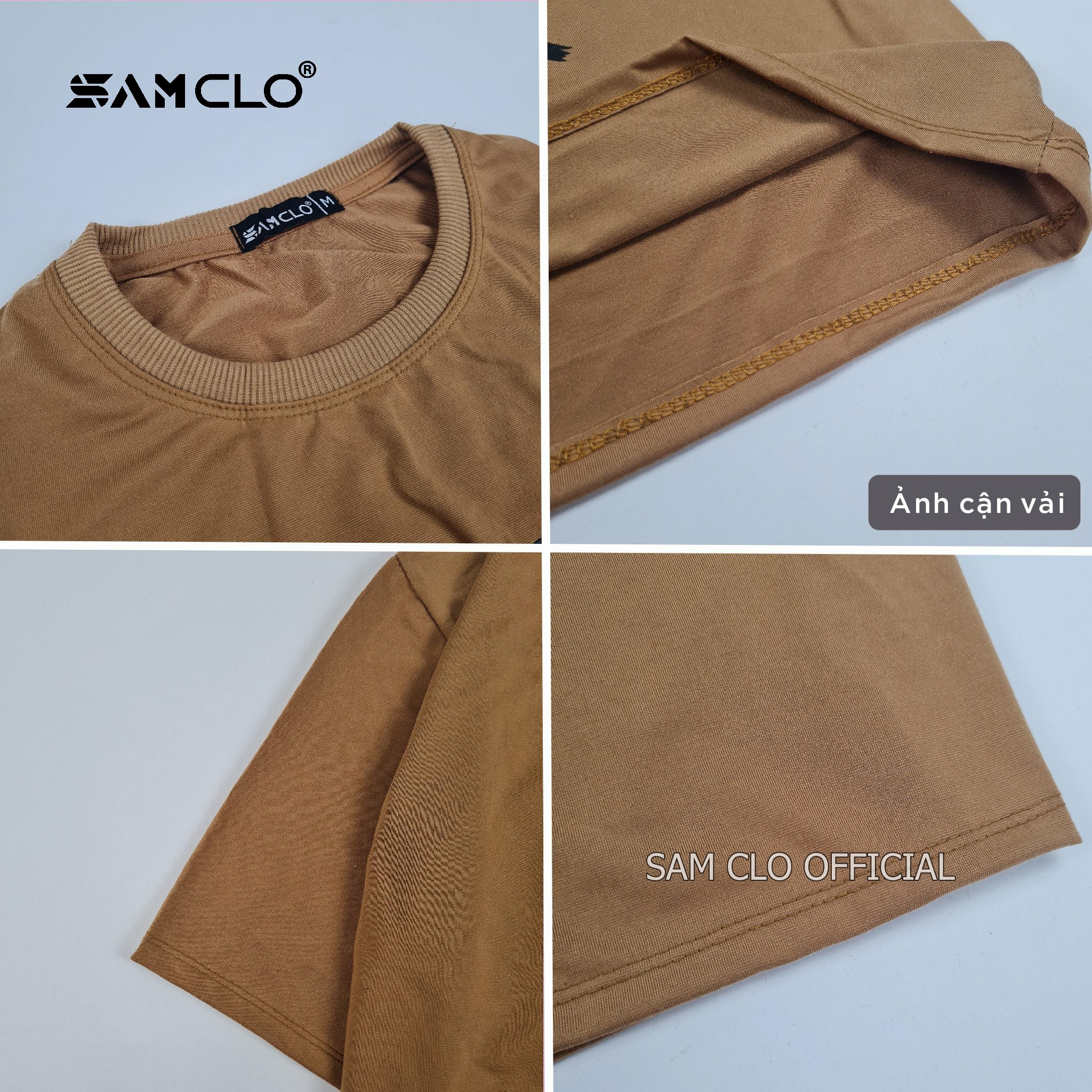 Áo thun tay lỡ nam nữ SAM CLO phông form rộng dáng Unisex - Ulzzang mặc cặp, nhóm, lớp in hình CON GẤU chữ ONE