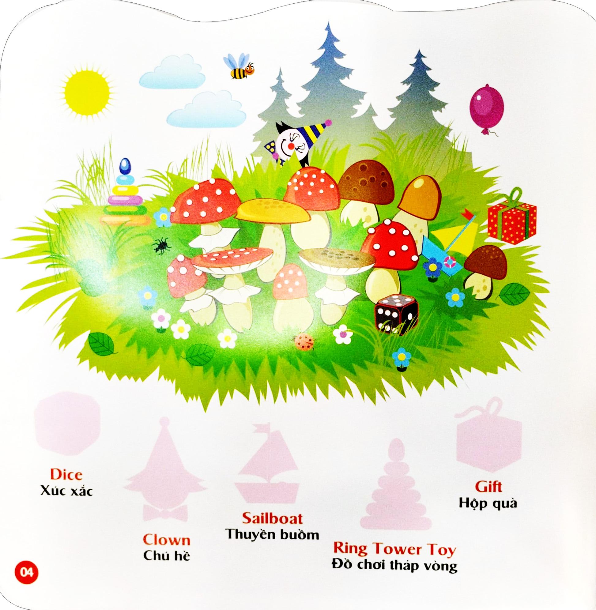 Sticker - Bóc Dán Hình Thông Minh - Song Ngữ Anh-Việt - Tập 1