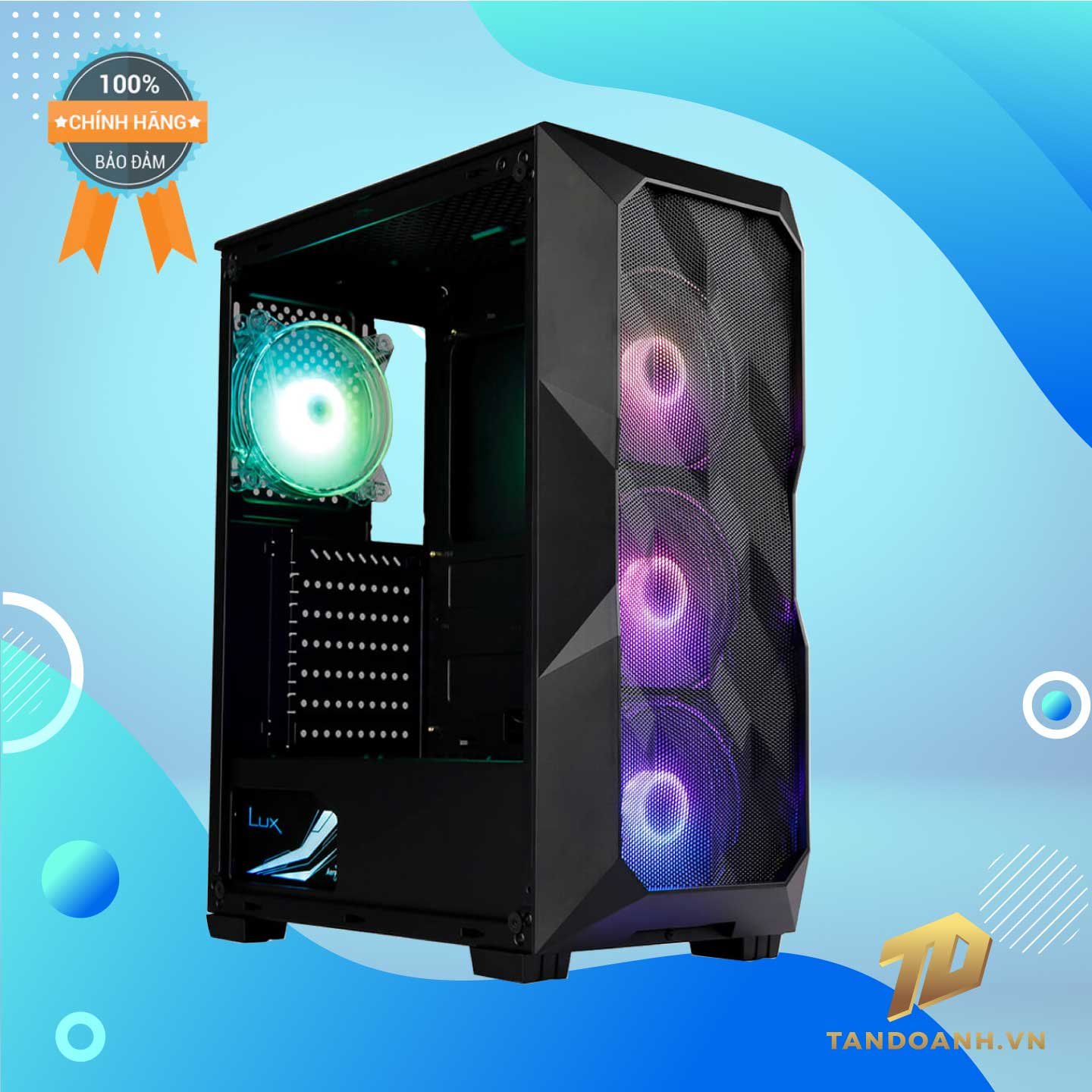 CASE Infinity Air – Master Cooling ATX Tower Chassis_ hàng chính hãng_ tặng kèm 1 fan