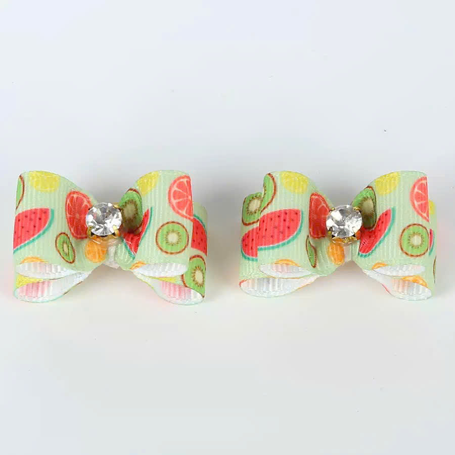 NƠ KẸP TÓC SANG TRỌNG NHIỀU MÀU DỄ THƯƠNG MÃ 17 XINH XẮN CHO THÚ CƯNG CHÓ MÈO