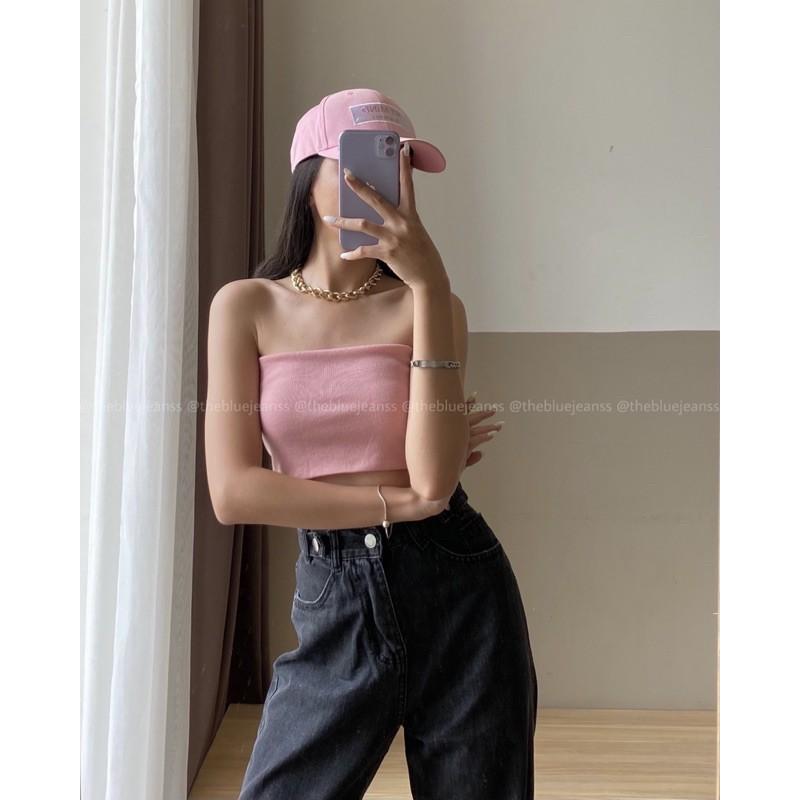 Áo Crop Top Chất Liệu Thun Mát Mẻ - Nhiều Màu