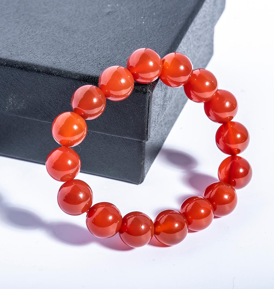 Vòng tay Mã Não đỏ 10mm BRAGA1001 - Vietgemstones
