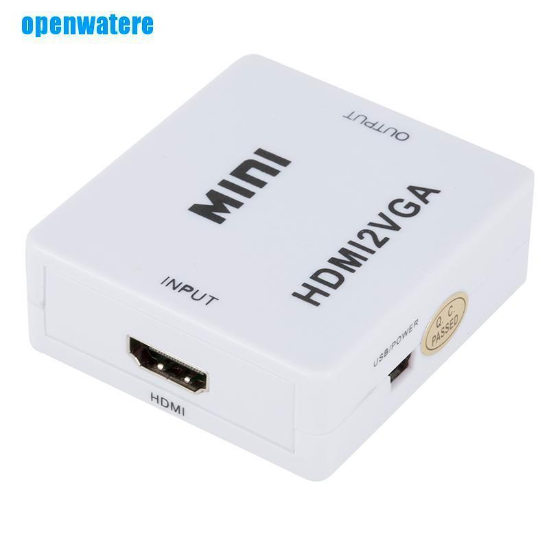 Bộ Chuyển Đổi Vga Sang Hdmi Full Hd 1080p Cho Pc Laptop Dvd Hdtv