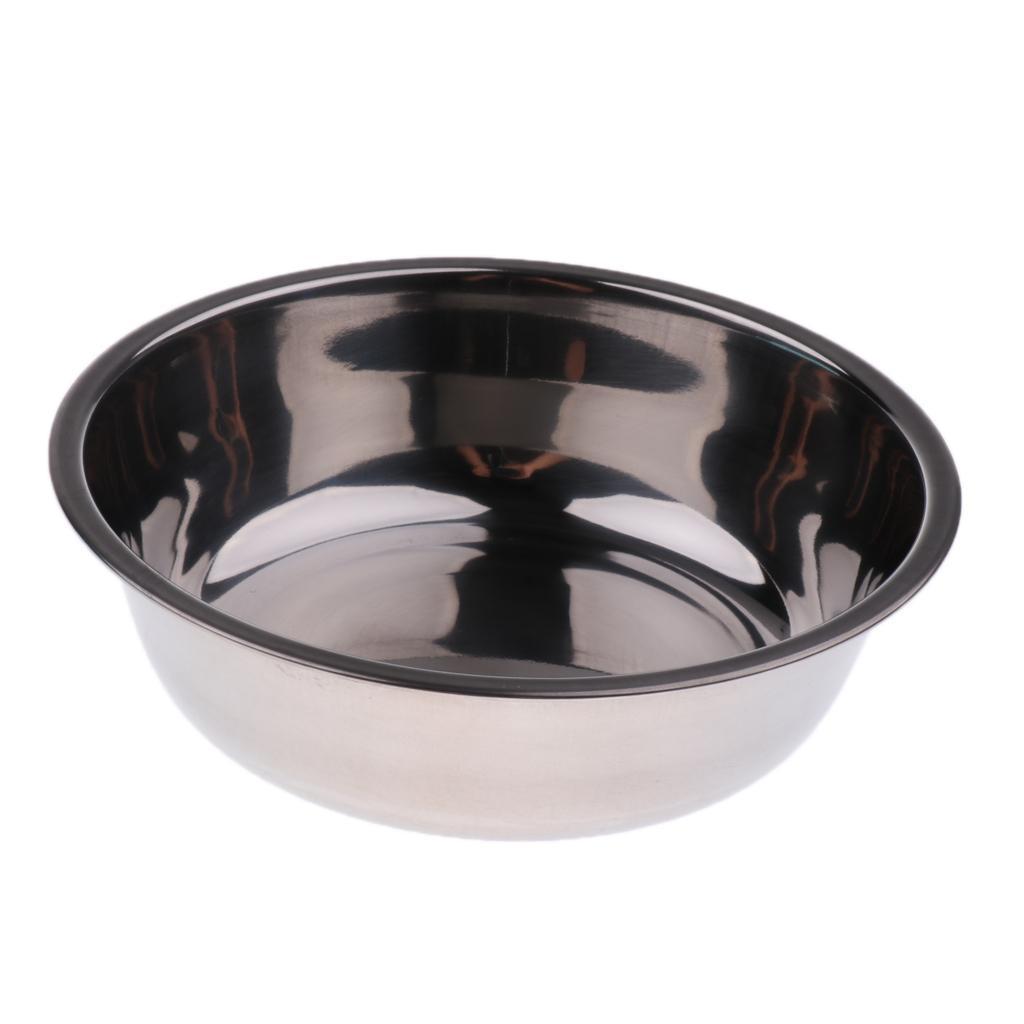 Anti Slip Stainless Steel Pet Dog Cat Feeder Food Water Bowl Dish
