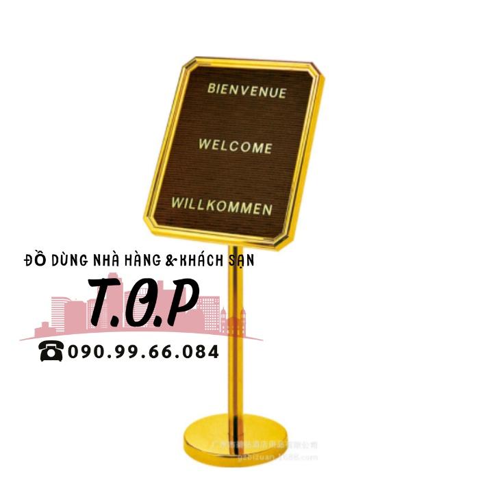 Bảng Chỉ Dẫn, Bảng Menu, Bảng Thông Báo Nhà Hàng Khách Sạn