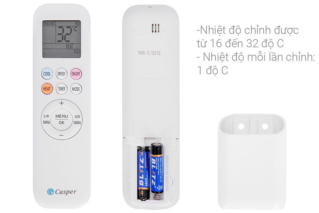 Hàng chính hãng Máy lạnh Casper Inverter 1 HP GC-09IS32 Giao HCM