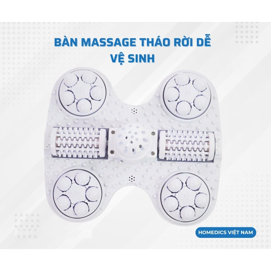 Bồn ngâm chân massage cao cấp USA 6 con lăn tự động, vòi phun massage, Serenelife SLIFTSP12 nhập khẩu