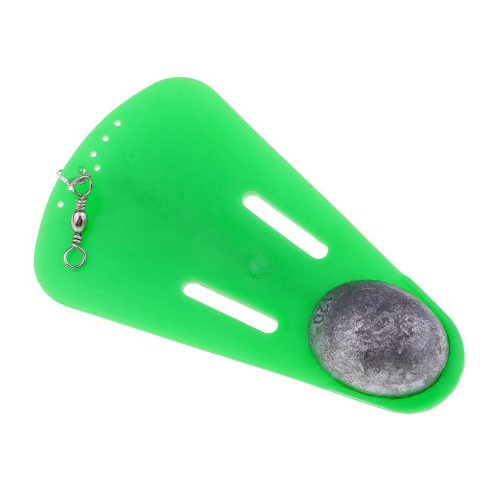 2pcs Trolling Diving Board With Lead Sinker Boat Fishing Diver Board