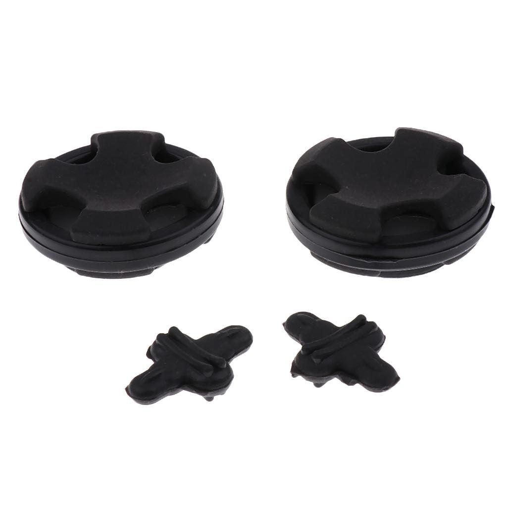 2xArchery Bow Stabilizer Vibration Absorber Silencer Dampeners Black