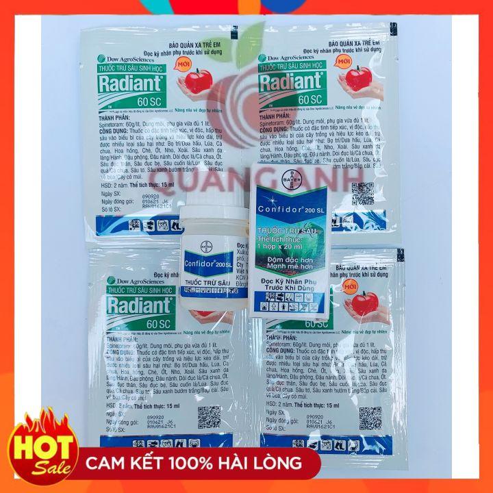 Combo Diệt Bọ Trĩ 1 Confido+ 1 Radiant - Rất Hiệu Quả