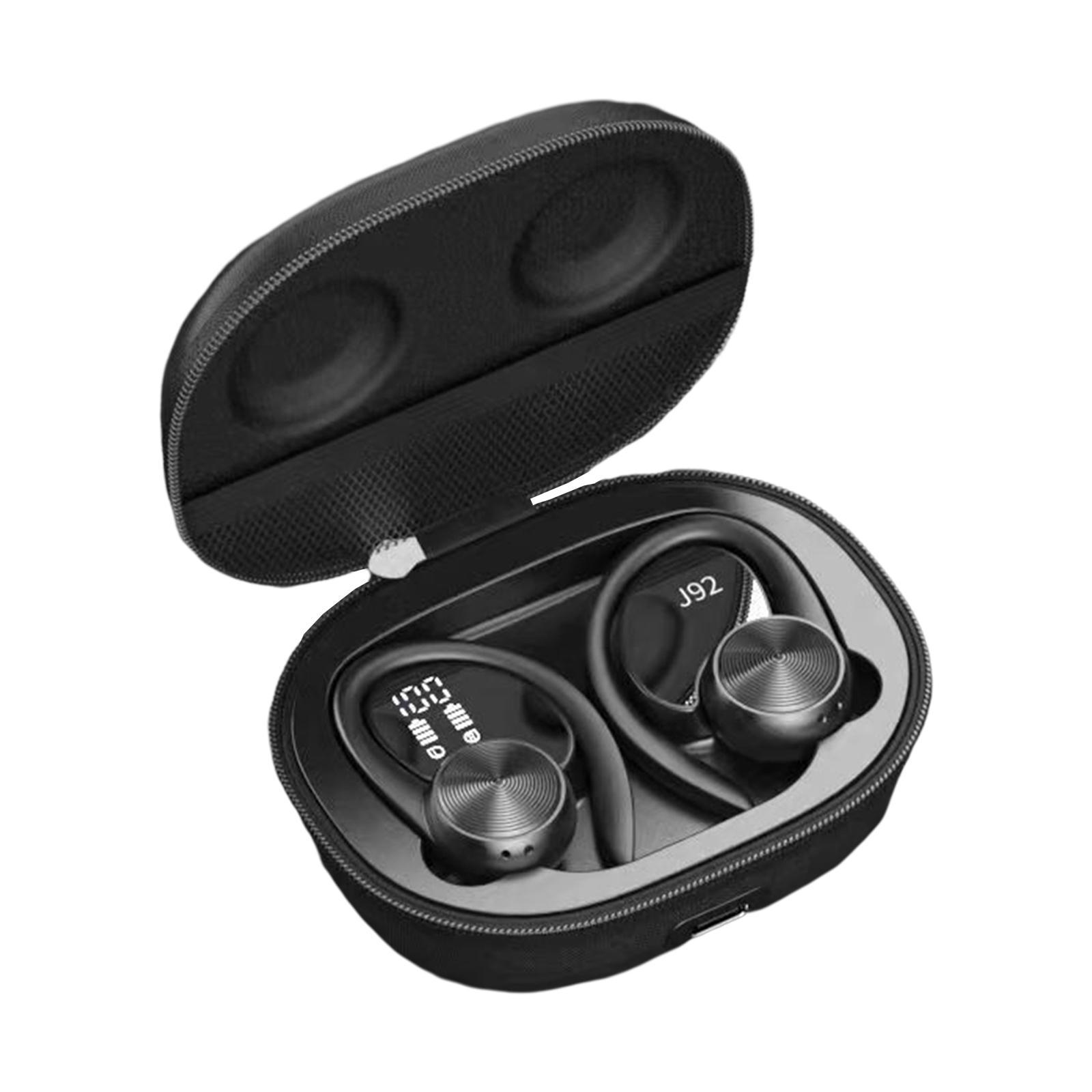 Bluetooth 5.0 Wireless Earbuds with Ear Hooks with Mic Stereo for Running