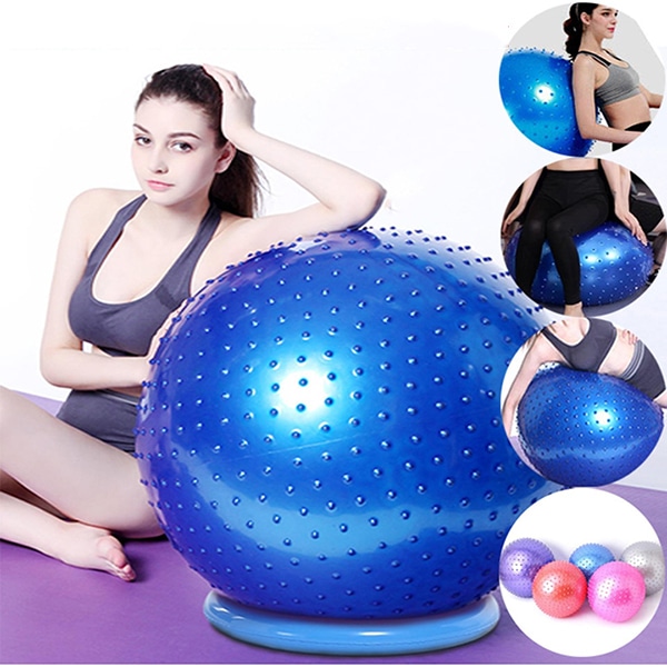 Bóng tập yoga - Bóng thể dục thể thao loại có gai massage cơ thể size bóng khoảng 65-75cm