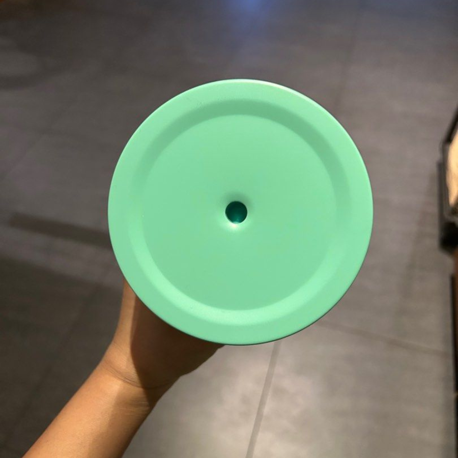 Ly Starbucks Cold Cup 24Oz SS SILCON SLV N_GRNS LT