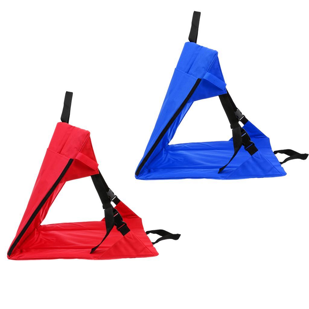 2Pcs Folding Padded Chair Seat Cushion for Stadium Bleacher Football Sports