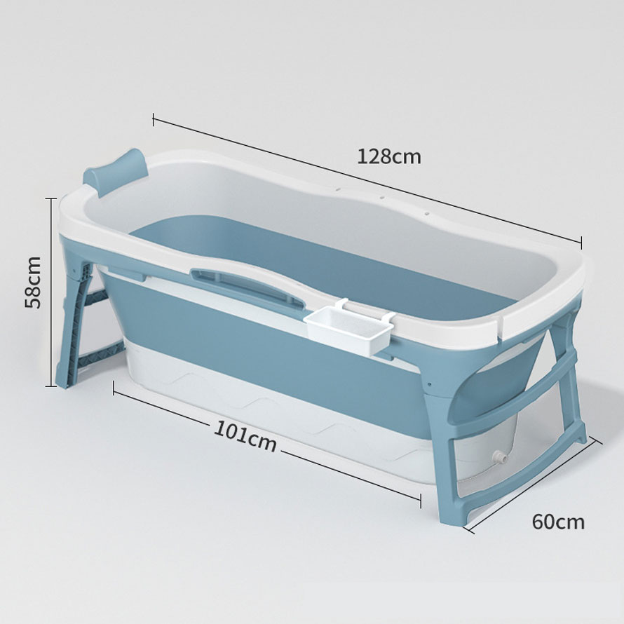 Bồn tắm Silicon cao cấp cho cả gia đình- Bồn tắm người lớn gấp gọn-size 1m28-hàng chính hãng