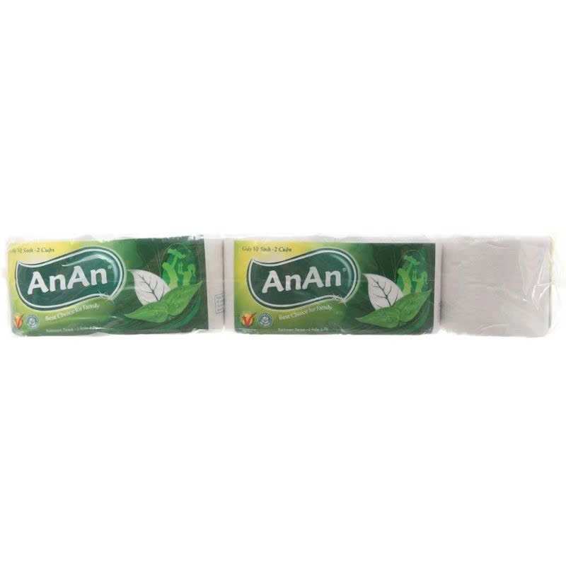 Khăn Giấy Vệ Sinh Anan 10 Cuộn Khăn Giấy Khô Đa Năng 2 Lớp