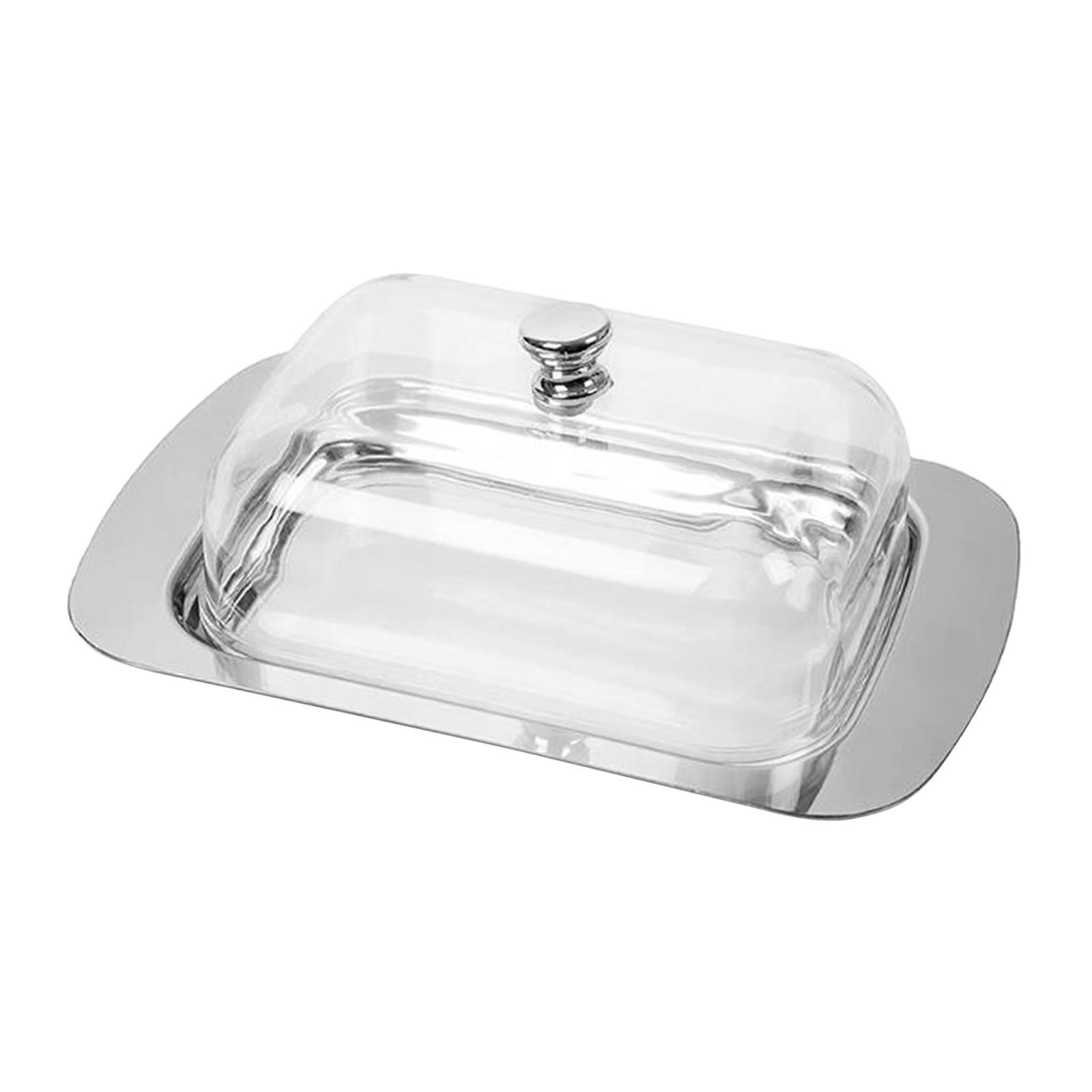 Butter Dish with Lid Butter Storage Box for Fridge Kitchen Countertop Baking