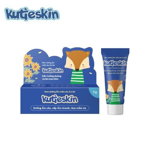 Hàng Sample Kem bôi dưỡng ẩm mềm da Kutieskin 05gr là sản phẩm chuyên biệt dành riêng cho trẻ sơ sinh và trẻ nhỏ không chứa corticoid và paraben