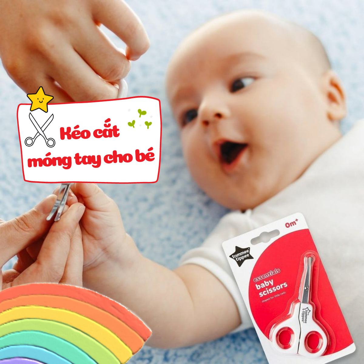 Kéo cắt móng tay cho bé Tommee Tippee