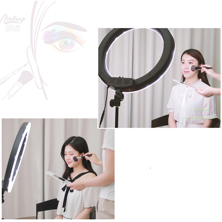 Bộ đèn Led HD Ring RL18 makeup, quay phim ,chụp ảnh, livetream RE0339