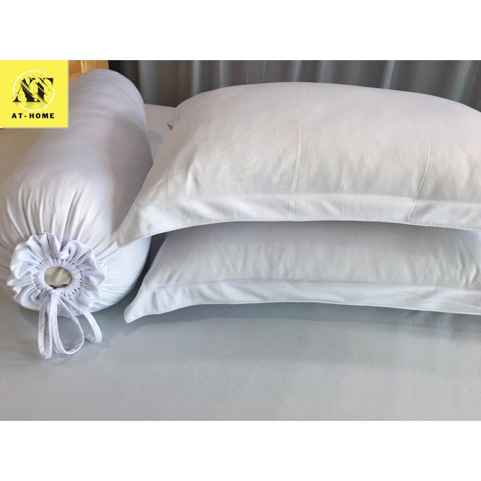 Bộ 4 Món Ga Gối Thun Lạnh Thun Mát Mềm Cao Cấp Lan Pham Bedding - Màu Trắng