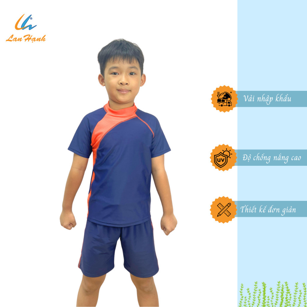 Bộ Bơi BT Hai Mảnh Short, TD 21103 Lan Hạnh