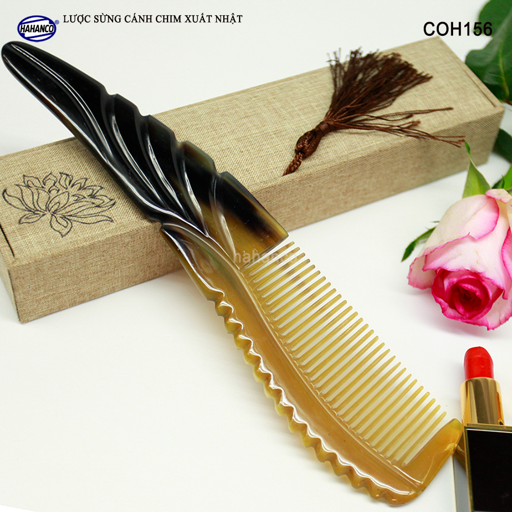 Lược sừng thân cánh chim COH156 - Mẫu cao cấp màu sắc đẹp - Chăm sóc tóc
