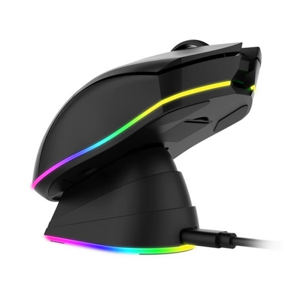 CHUỘT VI TÍNH DareU EM901X RGB Superlight Wireless Black Mouse_HÀNG CHÍNH HÃNG