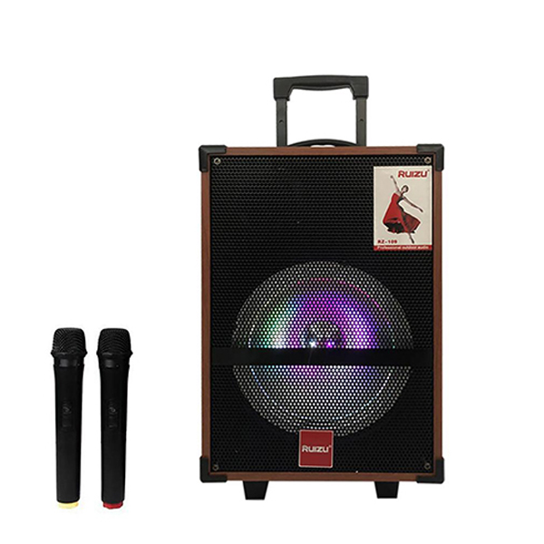 Loa Kéo Di Động Ruizu RZ-109 (Bass 8&quot;, 2 Micro)  Hàng chính hãng